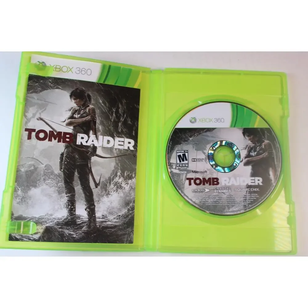 Tomb Raider (Microsoft Xbox 360, 2013) Authentic, Complete, Tested/Works